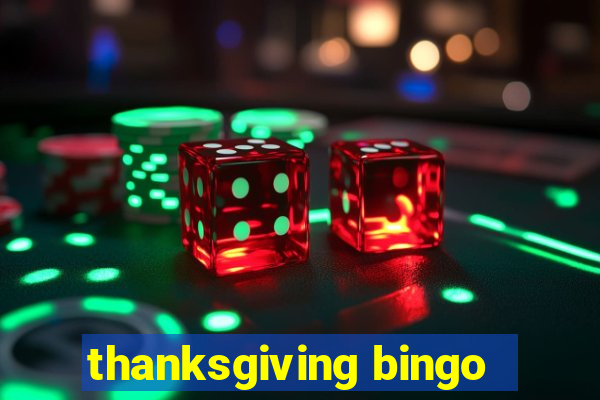 thanksgiving bingo